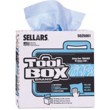 Toolbox Z400 Blue Interfold, 100 Sheets/Box, 8 Boxes/Case