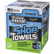 Toolbox Z400 Blue Shop Towels, 200 Sheets/Box, 6 Boxes/Case 55202
