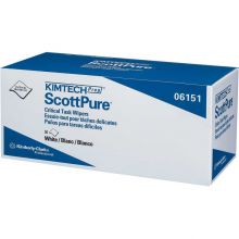 Kimtech Scottpure Critical Task Wipers, 12 x 23, White, 50/bx, 8 Boxes/Carton - KCC 06151