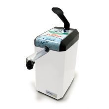 Nemco Hands Free Countertop Hand Sanitizer Dispenser 2.5 Quart Capacity - Black/White