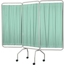 3-Panel Privacy Screen with Casters, Mint, 79" x 70"