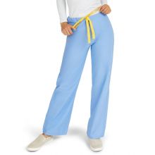 AngelStat Unisex Reversible Scrub Pants with Drawstring Waist, Ceil Blue, Size 4XL, Angelica Color Coding