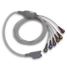 V-Lead Patient Cable for 12-Lead ECG for Zoll Defibrillator, AAMI